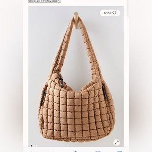 Fp movement quilted carry all tote bag